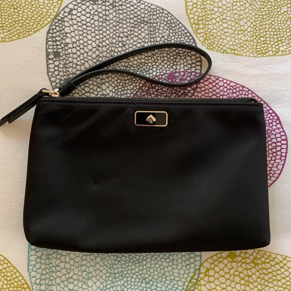 Kate Spade Dawn Medium Double Zip Wristlet - Black